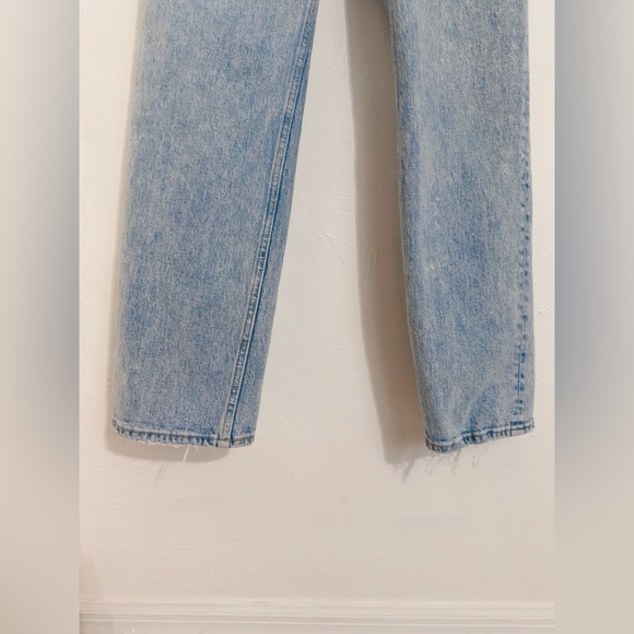 A&F 90’s STRAIGHT HIGH RISE JEANS CROSSOVER WAIST,  Size 28L - Picture 10 of 12